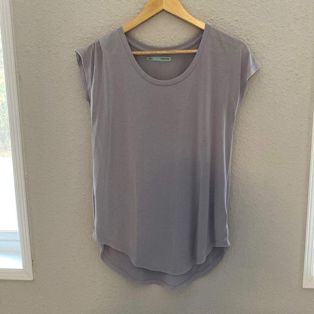 EUC Maurices grey/purple t-shirt